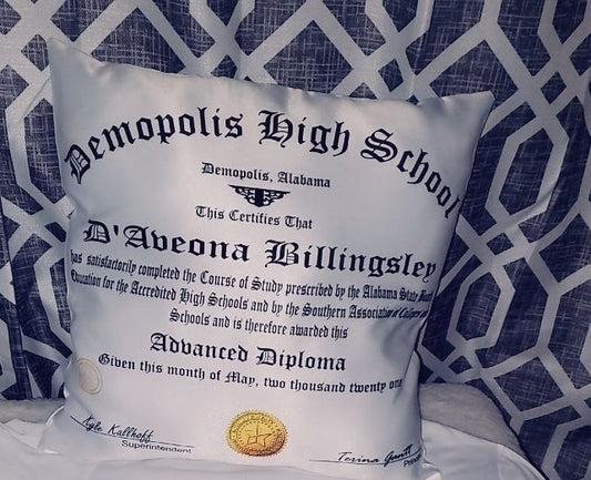 Diploma Pillow