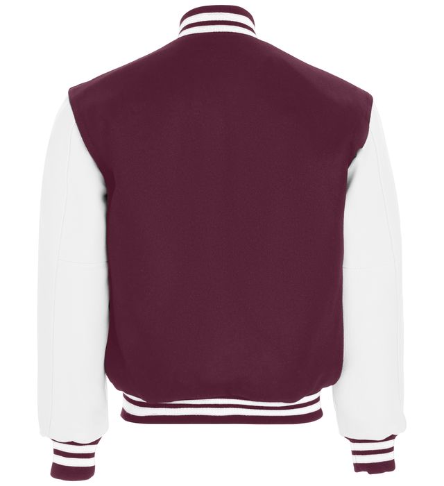 Letterman Jacket with Leather Sleeves